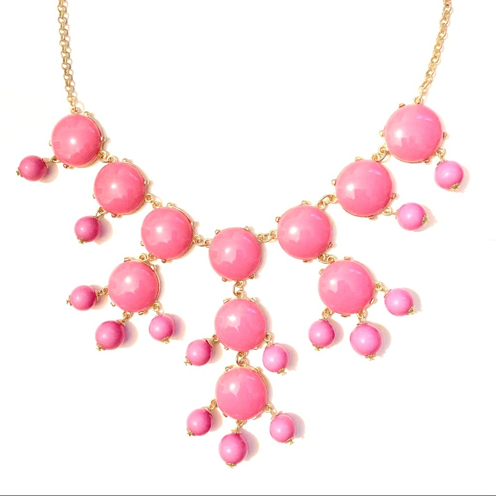 Cascading Necklace in Pink